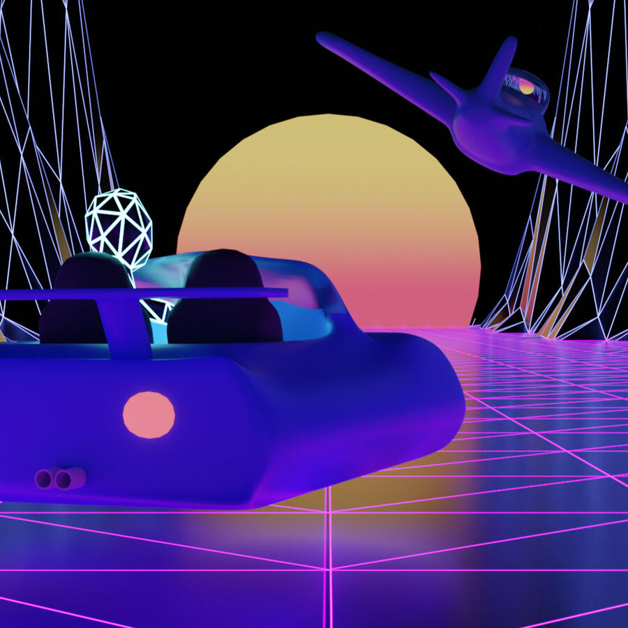 Synthwave Music Video